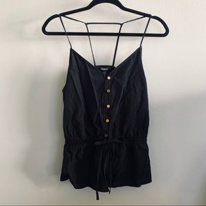 beautiful black gold top